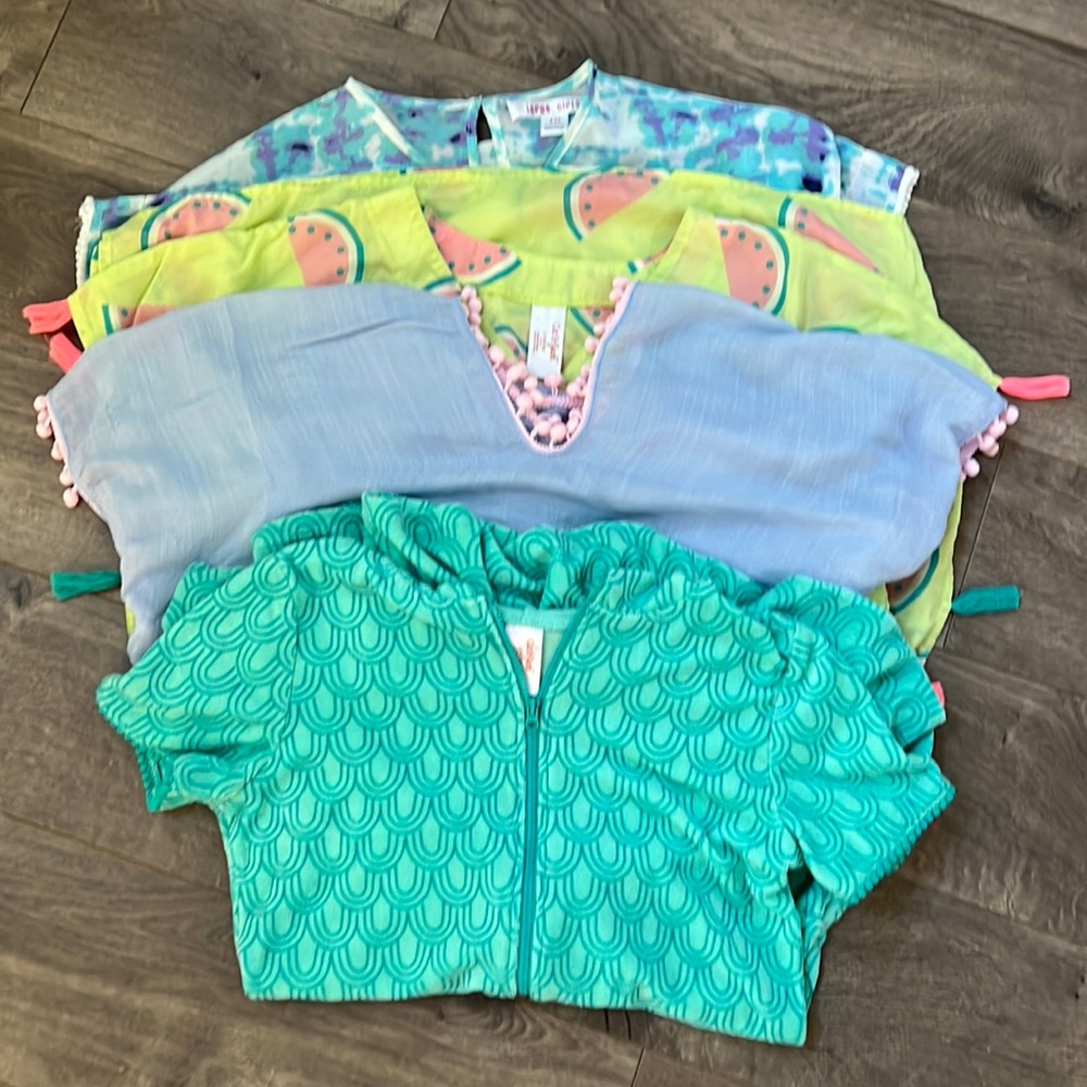4 girls beach cover ups